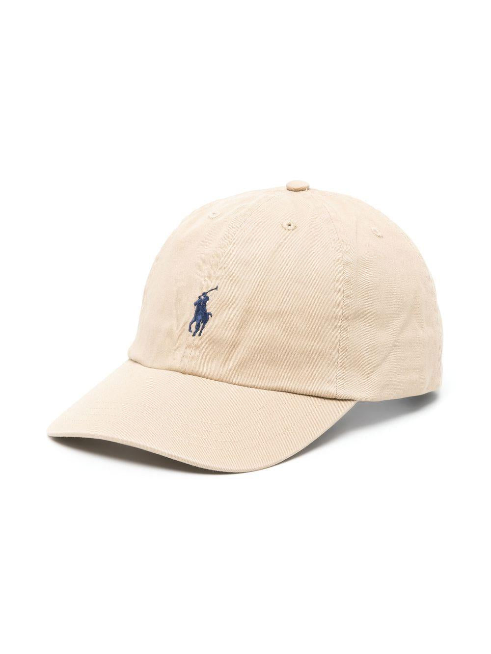 POLO RALPH LAUREN Cappellino da baseball color kaki 