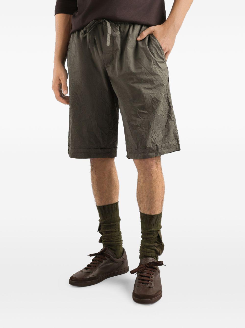 DOLCE e GABBANA Shorts in cotone grigio 