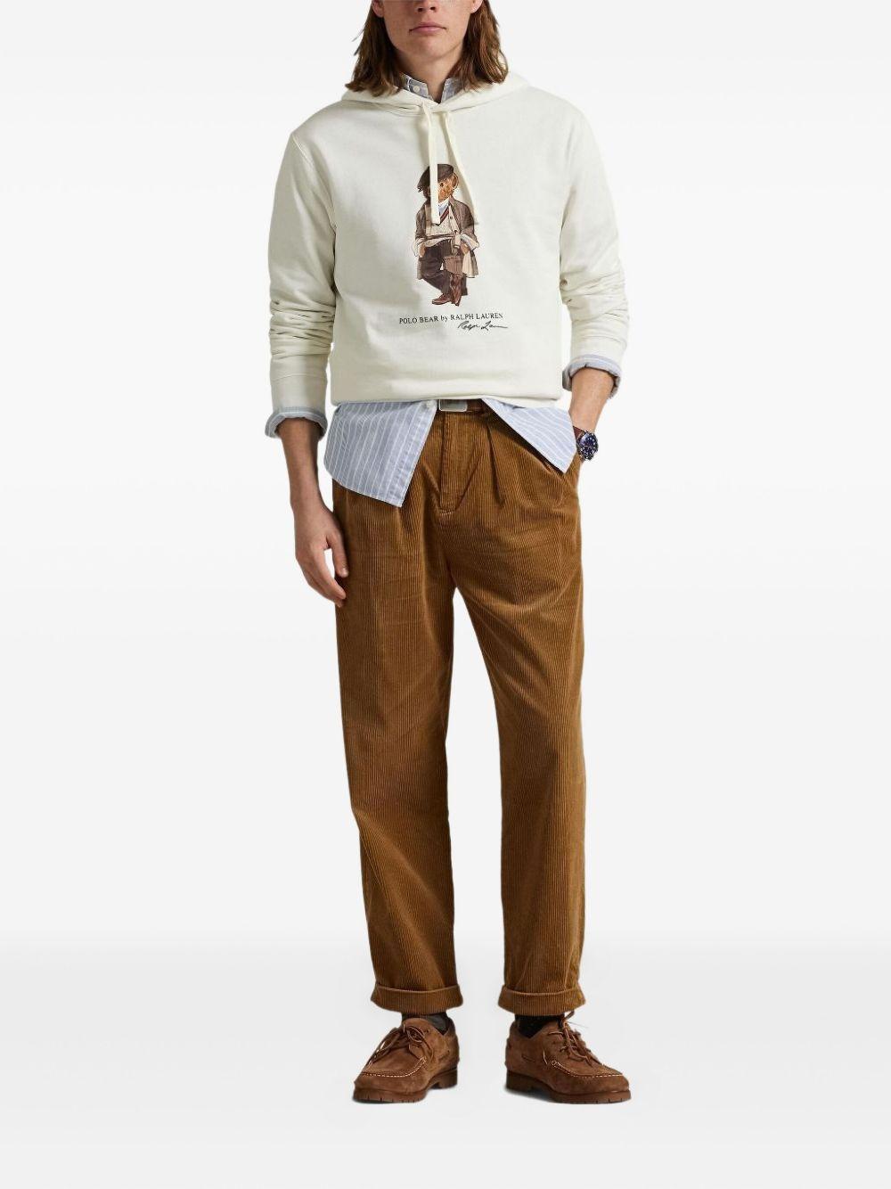 POLO RALPH LAUREN Felpa con cappuccio e stampa 