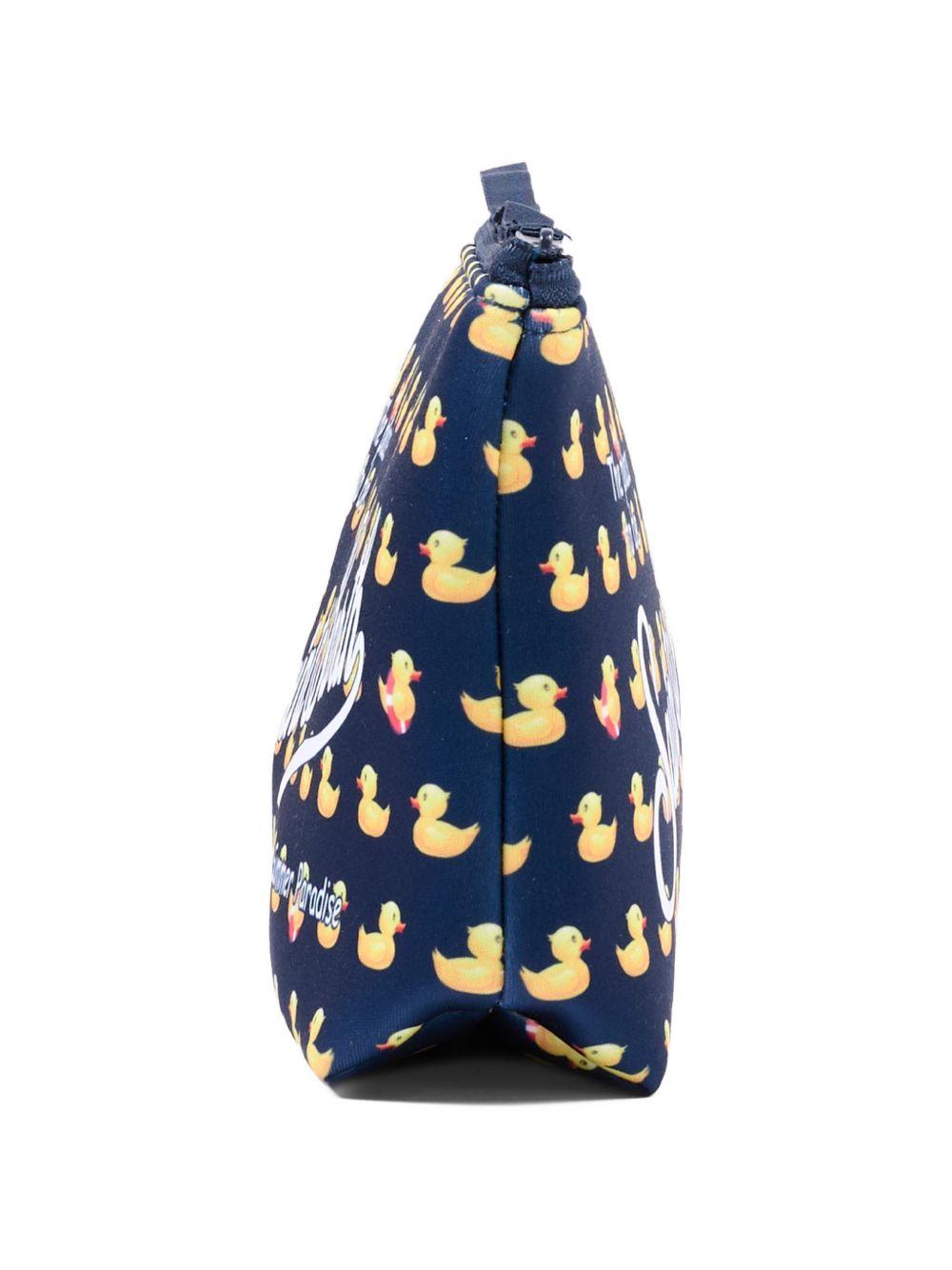 MC2 SAINT BARTH Pochette Alina blu con paperelle all-over 