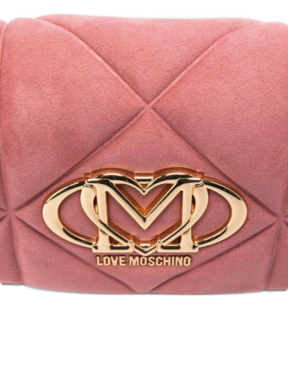 LOVE MOSCHINO Borsa a tracolla matelassé rosa 