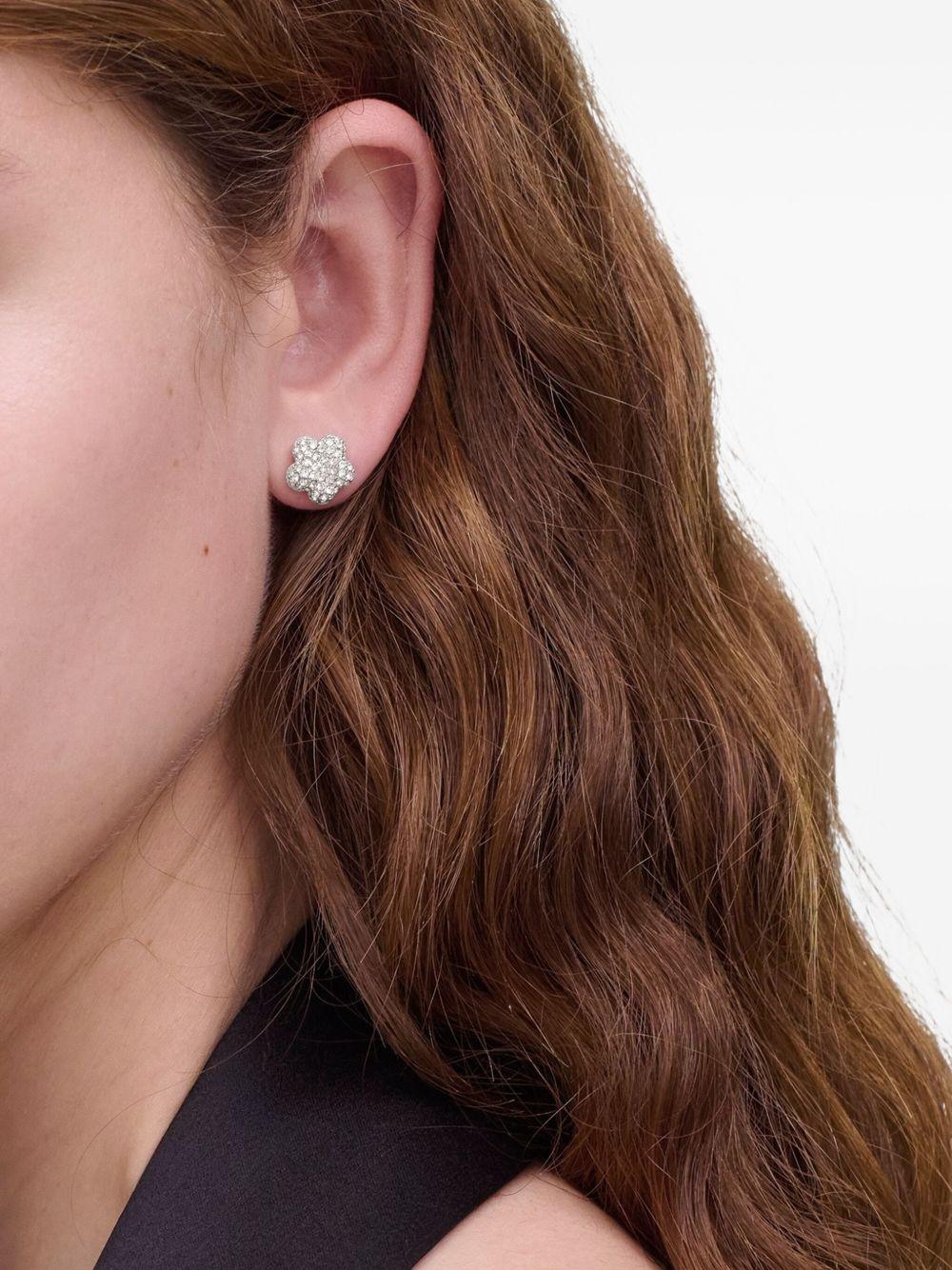MARC JACOBS Orecchini a  fiore con strass 