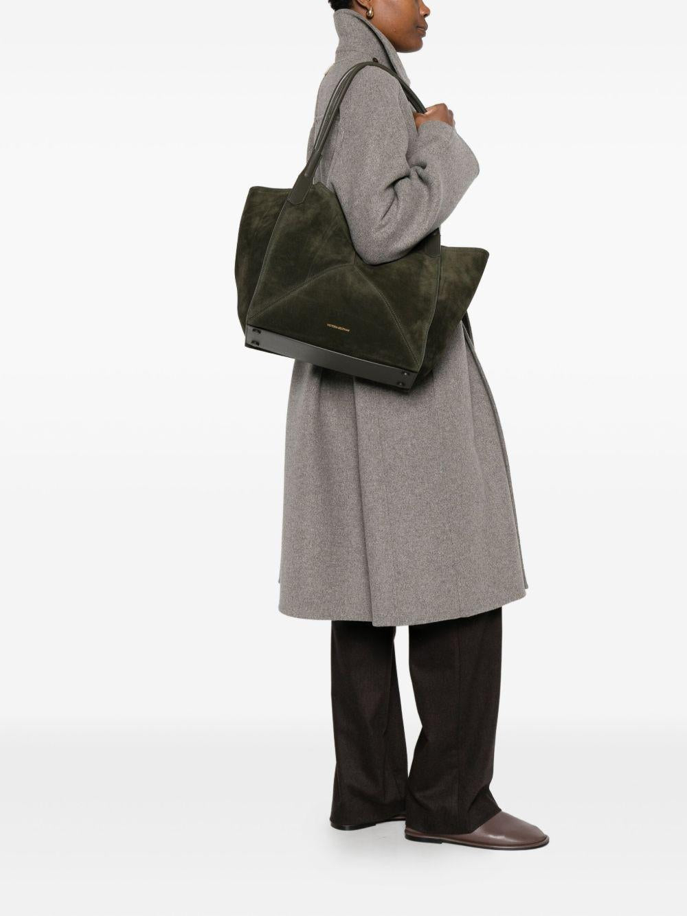 VICTORIA BECKHAM Borsa a spalla in pelle scamosciata 