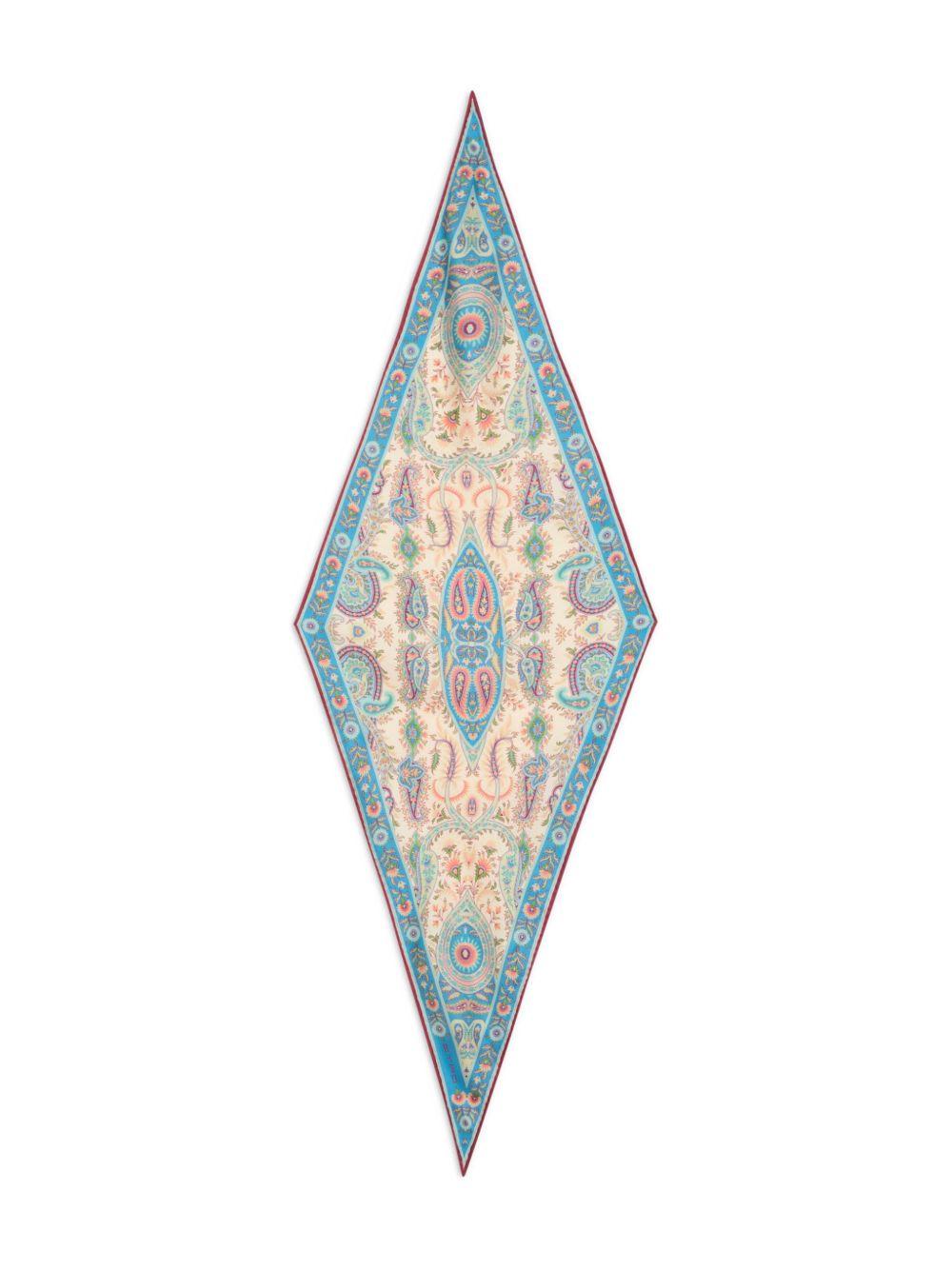ETRO Foulard con stampa paisley 