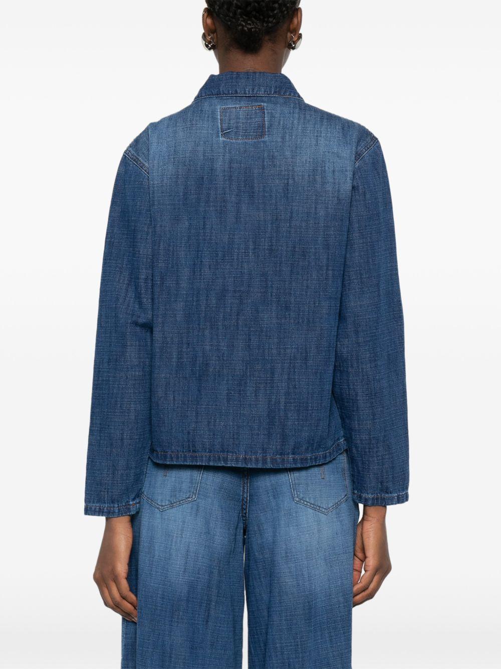 LOIS Giubbotto di jeans effetto wash con tasche 