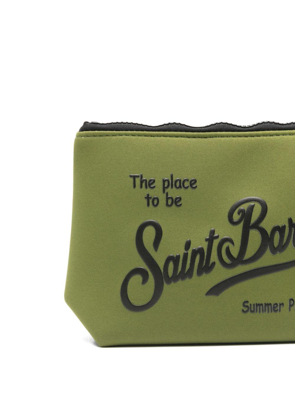 MC2 SAINT BARTH Pochette Aline color verde con logo 