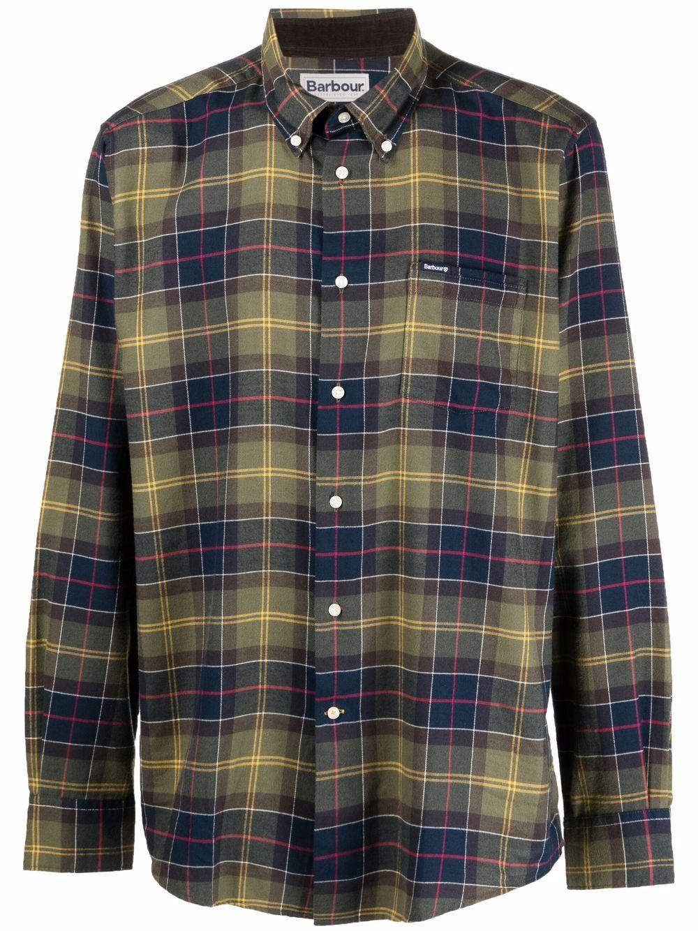 BARBOUR Camicia 'Fortrose' con fantasia tartan 