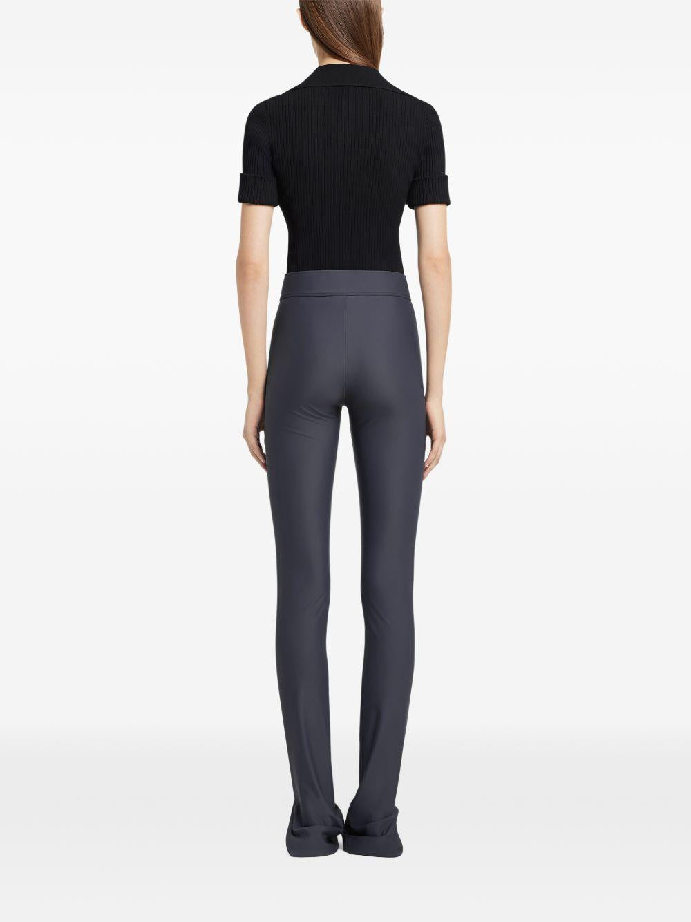 COURREGES Polo a maniche corte nera 