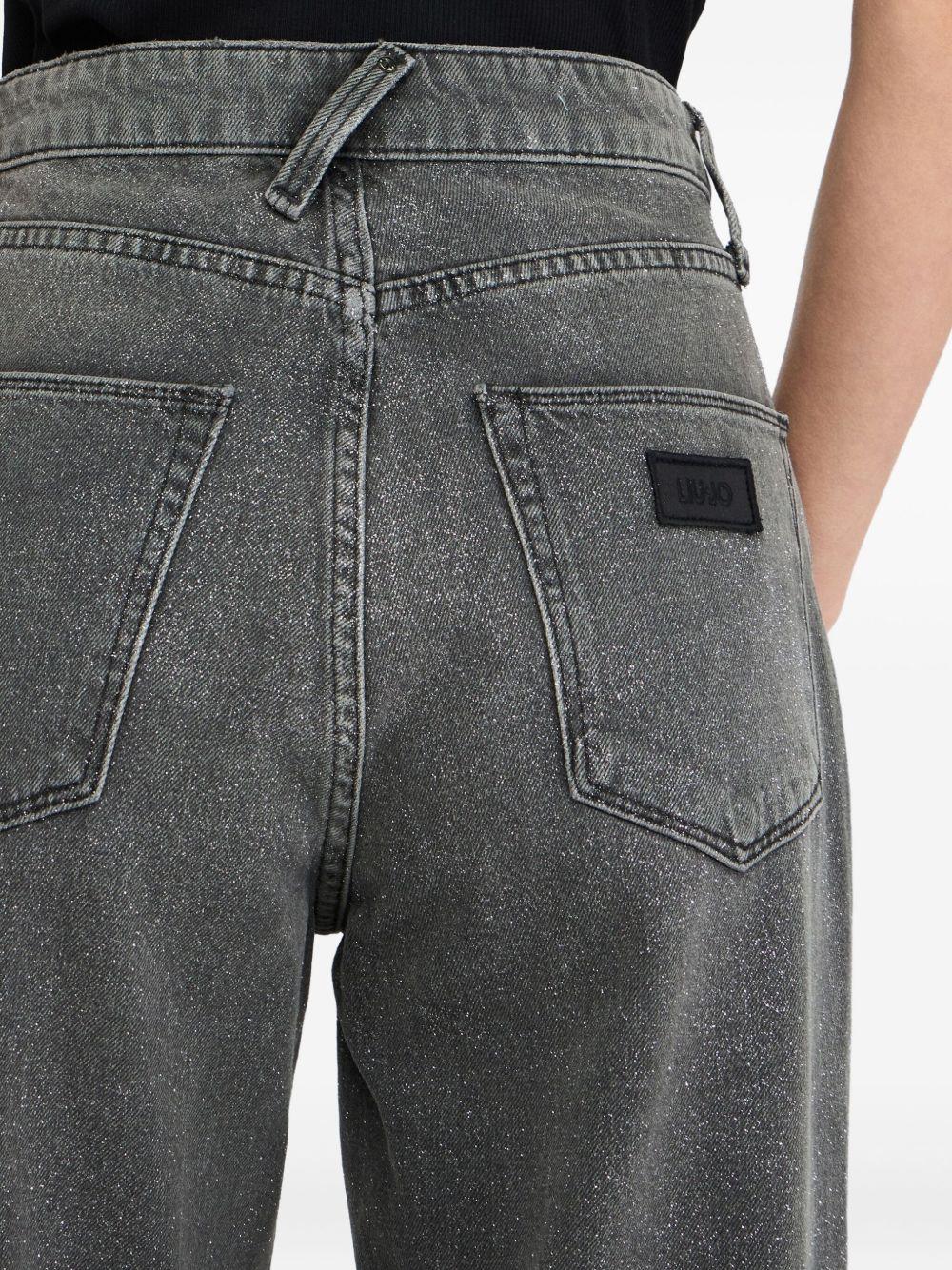 LIUJO Jeans grigio cenere con gamba dritta 