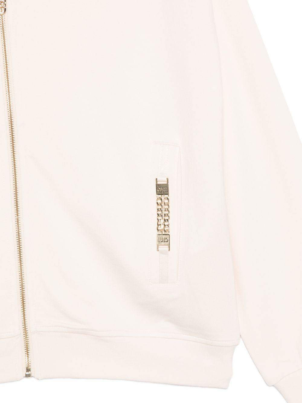 LIUJO Felpa con zip e tasche 