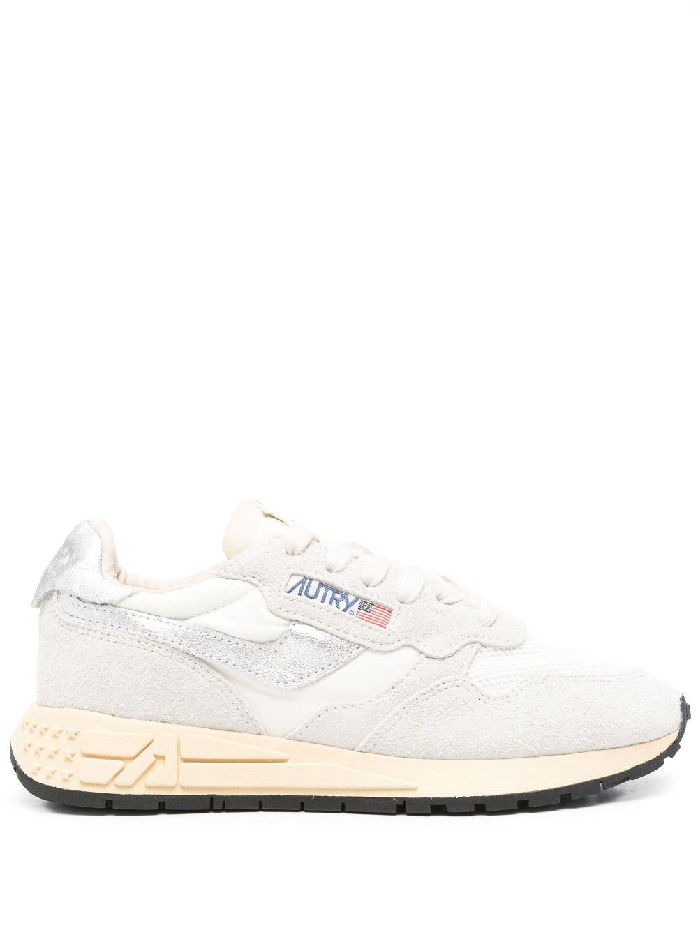AUTRY Sneakers Reelwind grigio e bianco con camoscio 