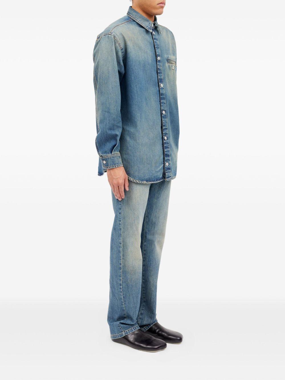 MM6 MAISON MARGIELA Camicia in denim con tasca 