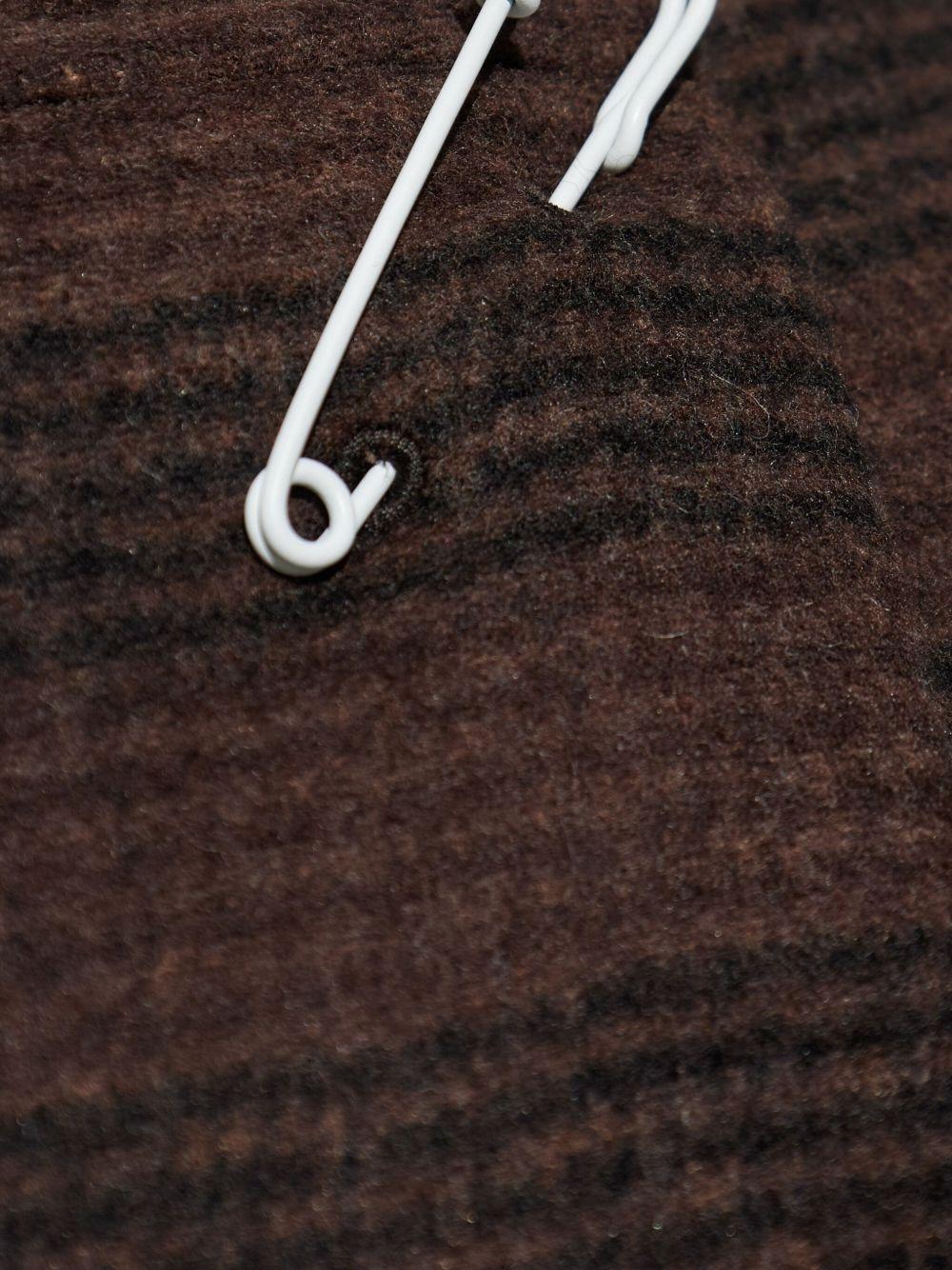 MM6 MAISON MARGIELA Minigonna asimmetrica a righe 