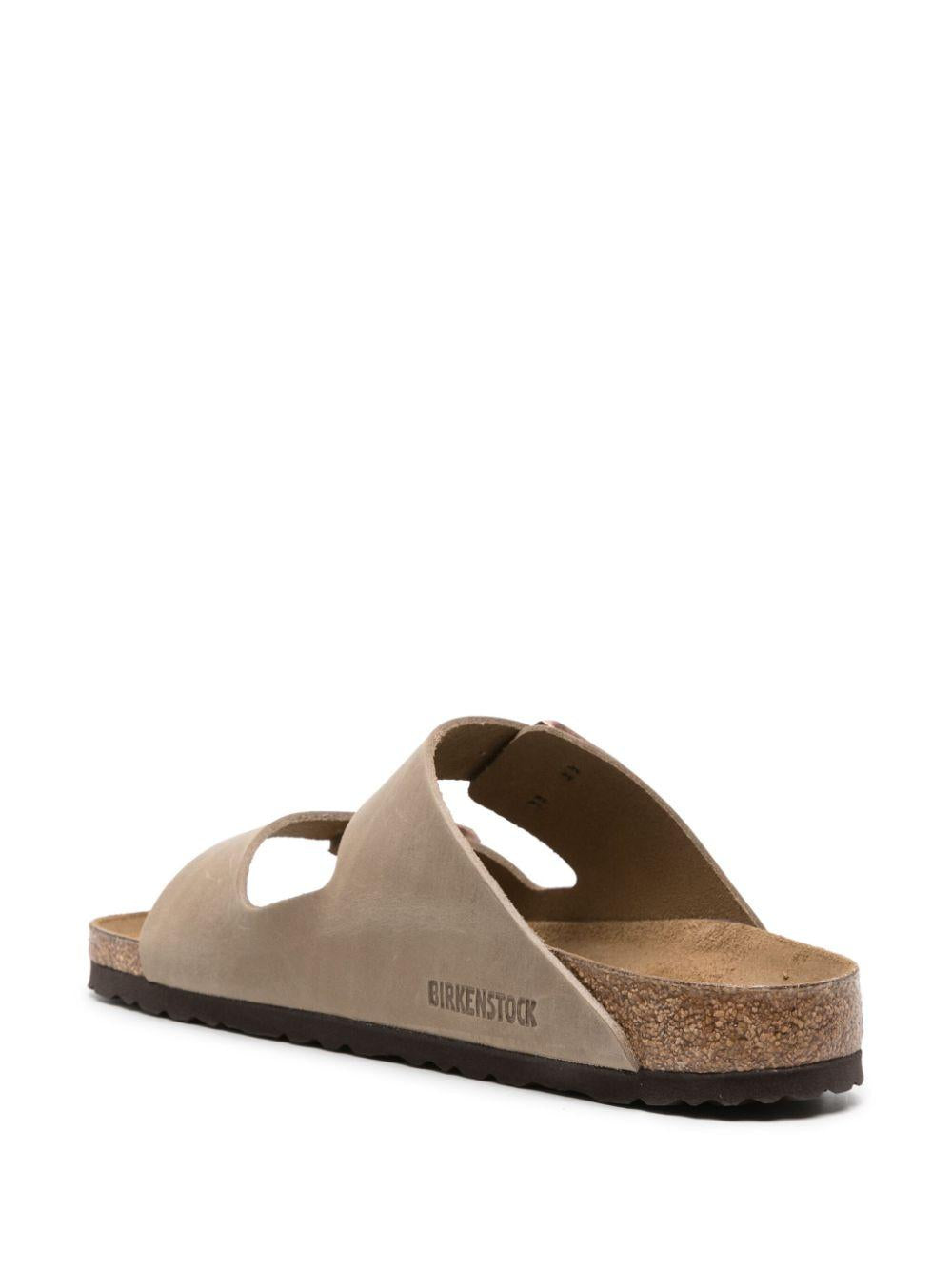 BIRKENSTOCK Ciabatte Arizona in camoscio beige 