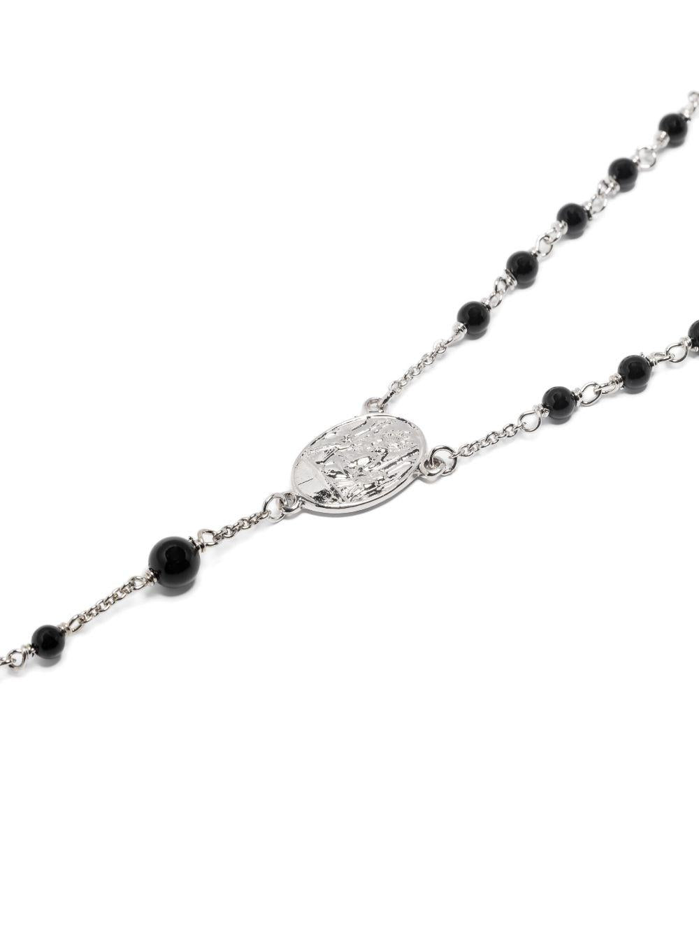 DOLCE e GABBANA Collana rosario con crocifisso 