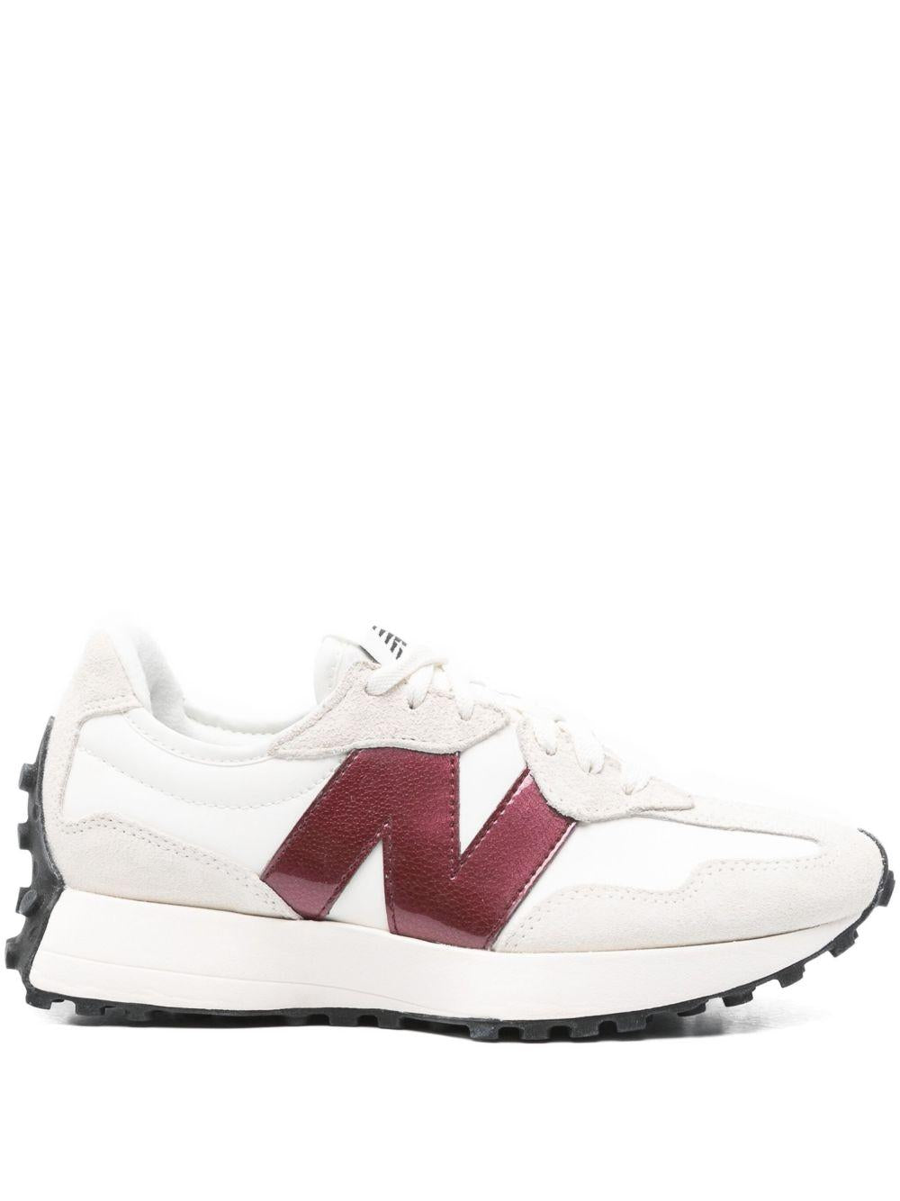 NEW BALANCE Sneakers '327' bianche e rosse 