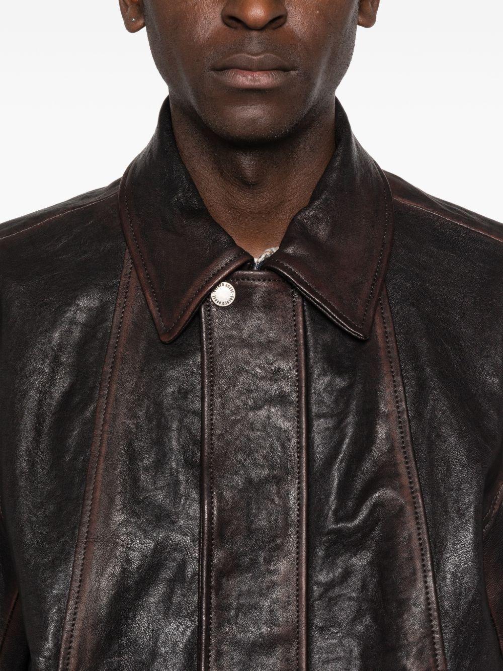 GOLDEN GOOSE Giacca in pelle 