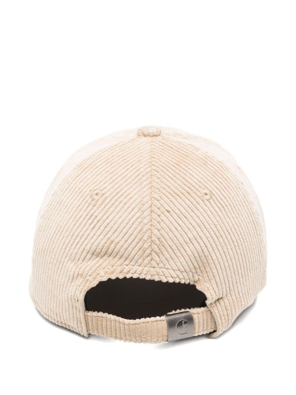 CARHARTT WIP Cappello con tessuto a coste e logo 