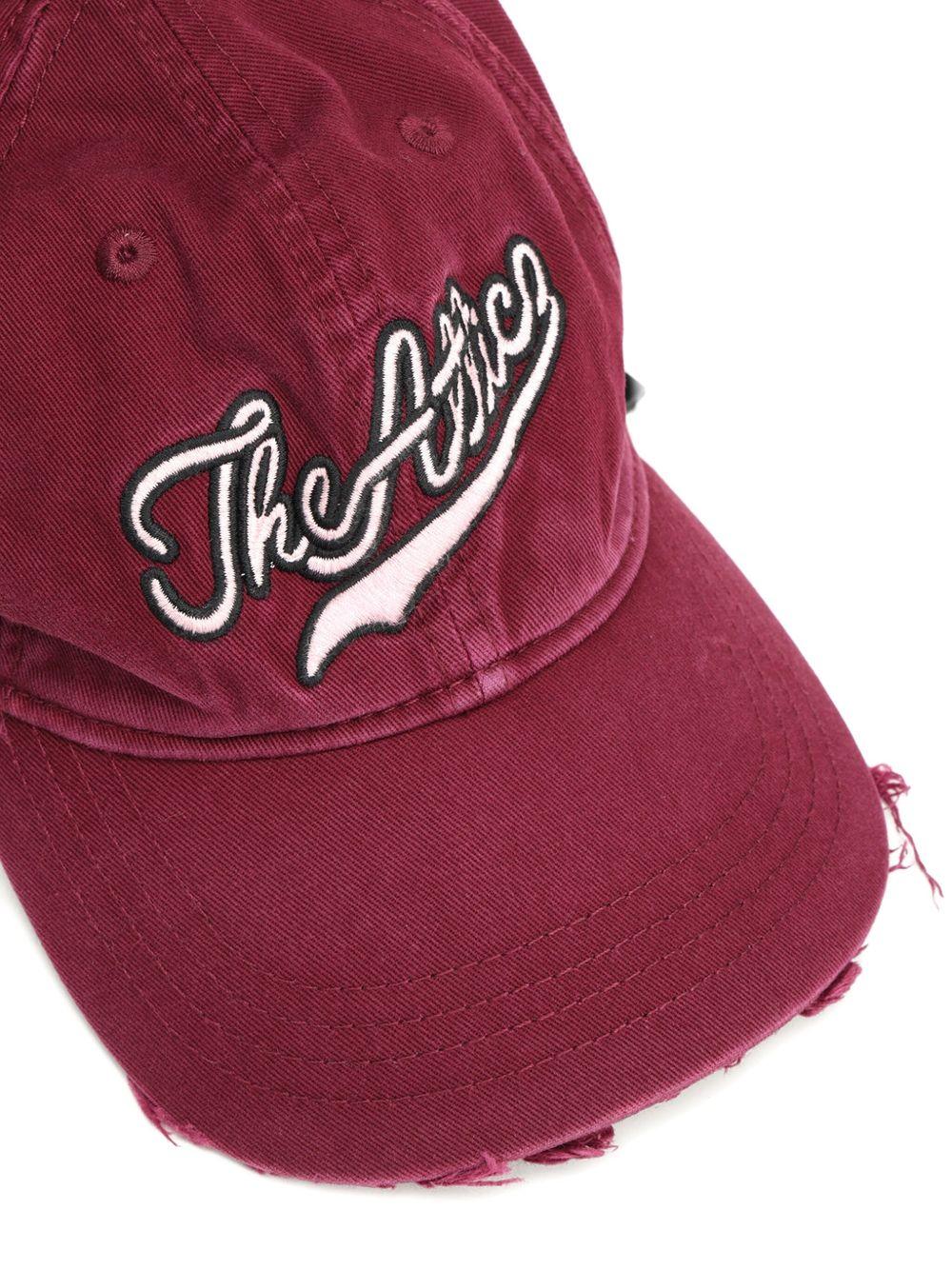 THE ATTICO Cappello da baseball con ricamo 