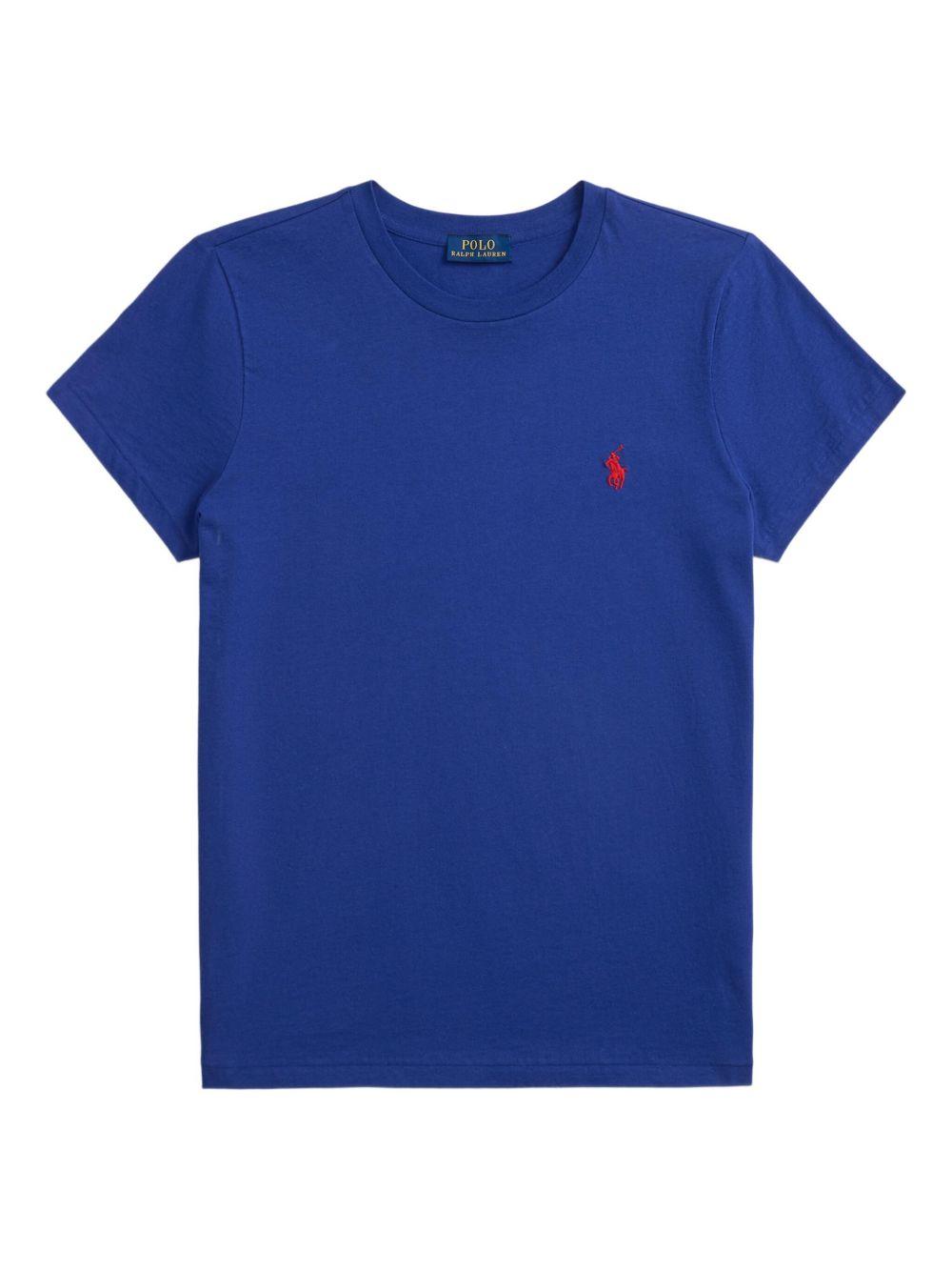 POLO RALPH LAUREN T-shirt in cotone blu 