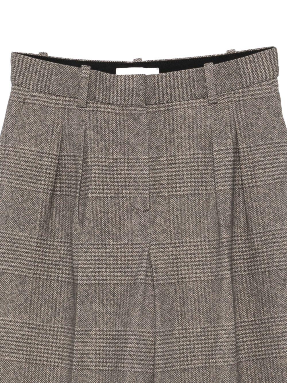 CIRCOLO 1901 Pantaloni beige a motivo Principe di Galles 