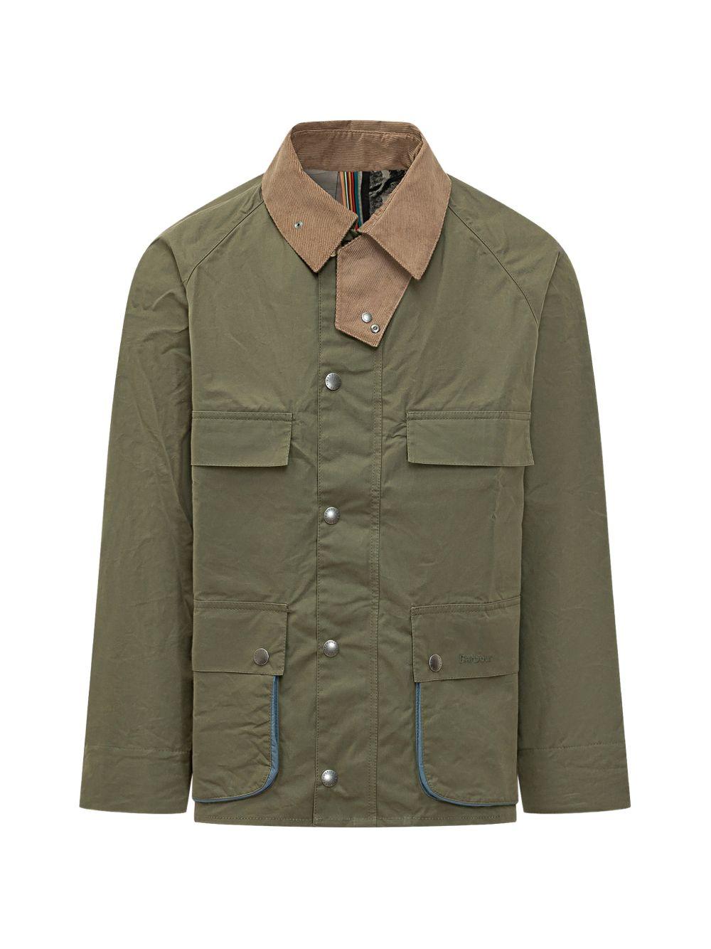 BARBOUR Giacca Bedale verde Barbour x Paul Smith 