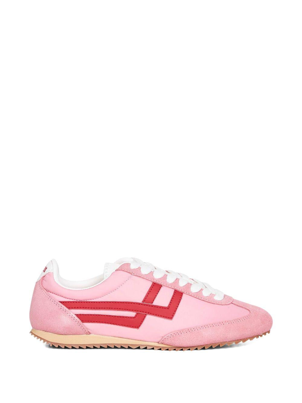 PROKEDS 1949 Sneakers Racer 77 in Nylon rosa e rosso 