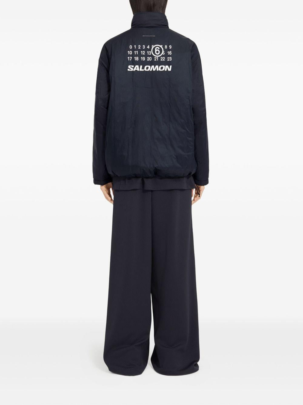 MM6 MAISON MARGIELA MM6 x Salomon giacca nera trapuntata 