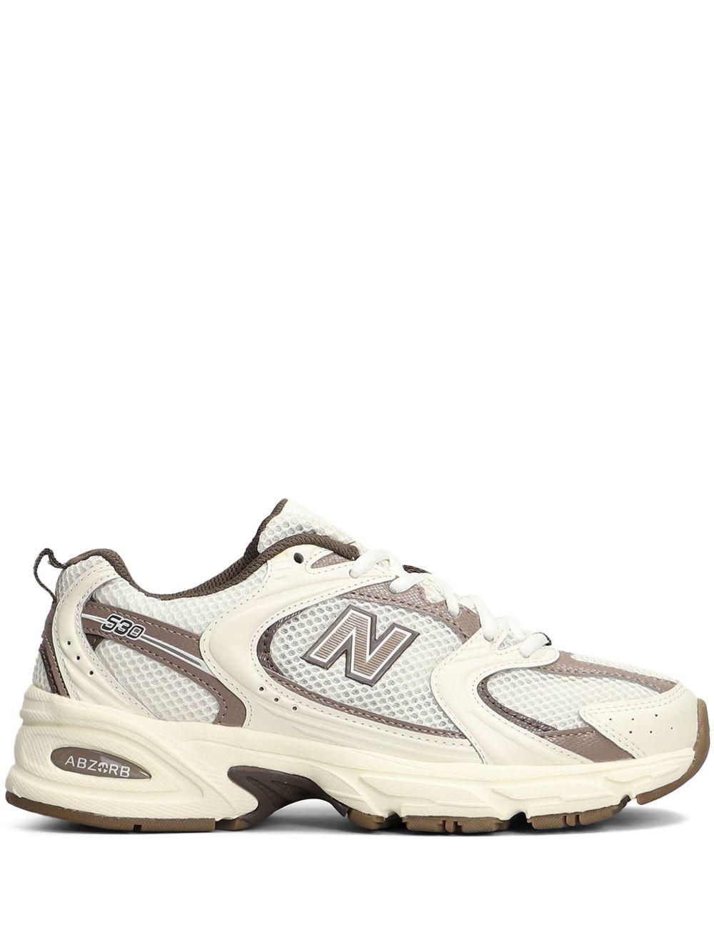 NEW BALANCE Sneakers 530 Nat bianche e marroni 