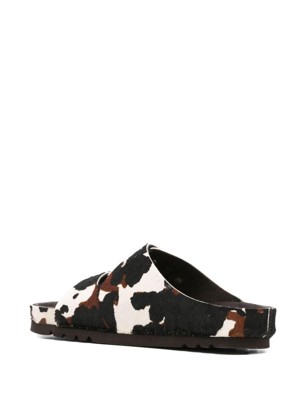 SCHOLL Ciabatte Kim Cow con doppia fibbia 