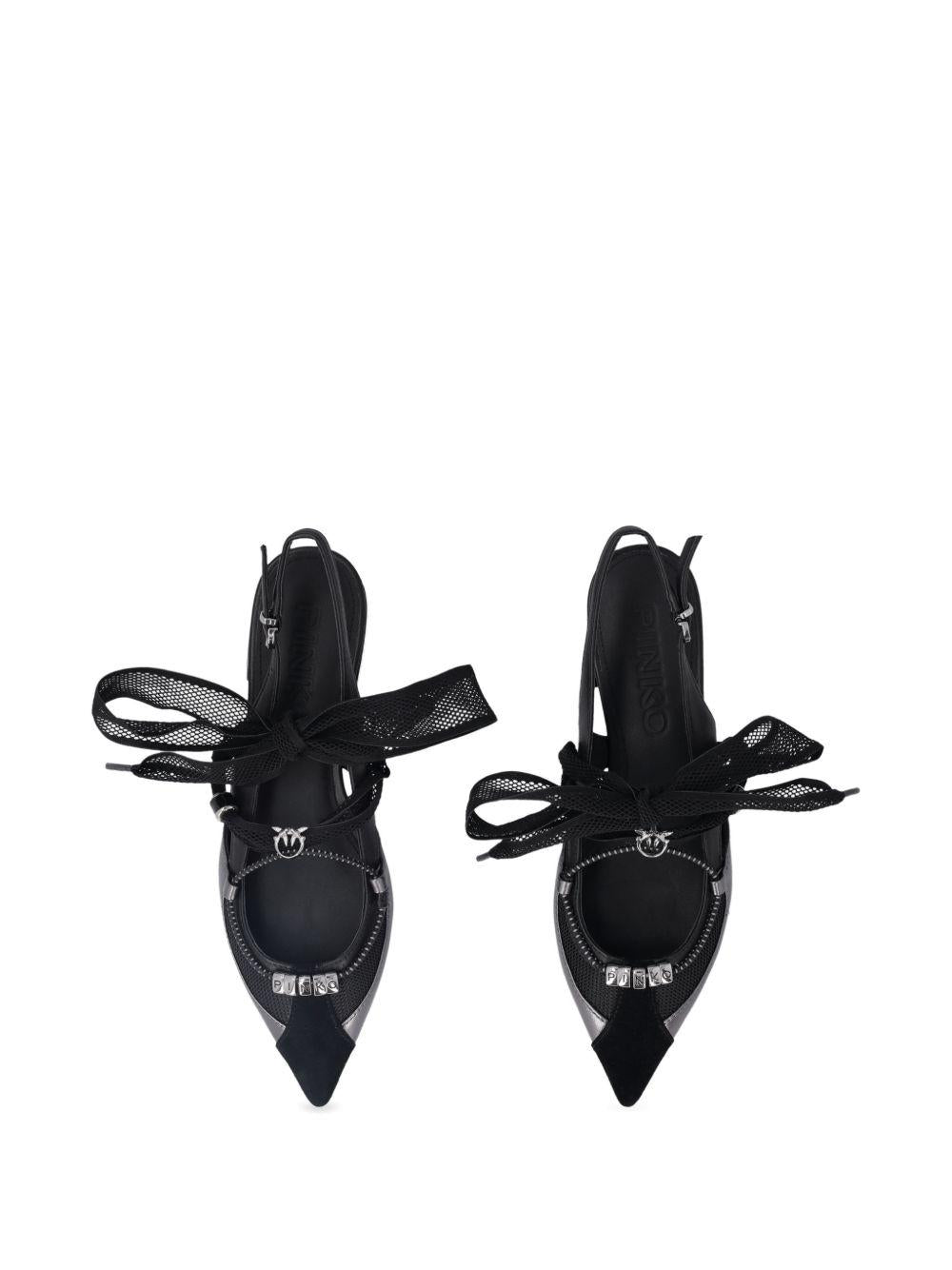 PINKO Décolleté slingback nere 'Gianira' 