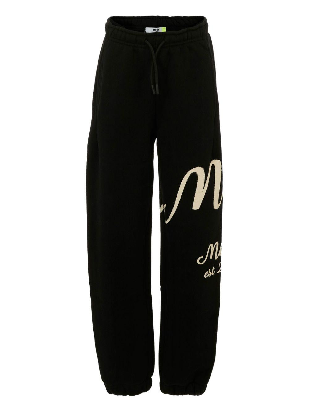 MSGM Pantaloni sportivi con stampa 