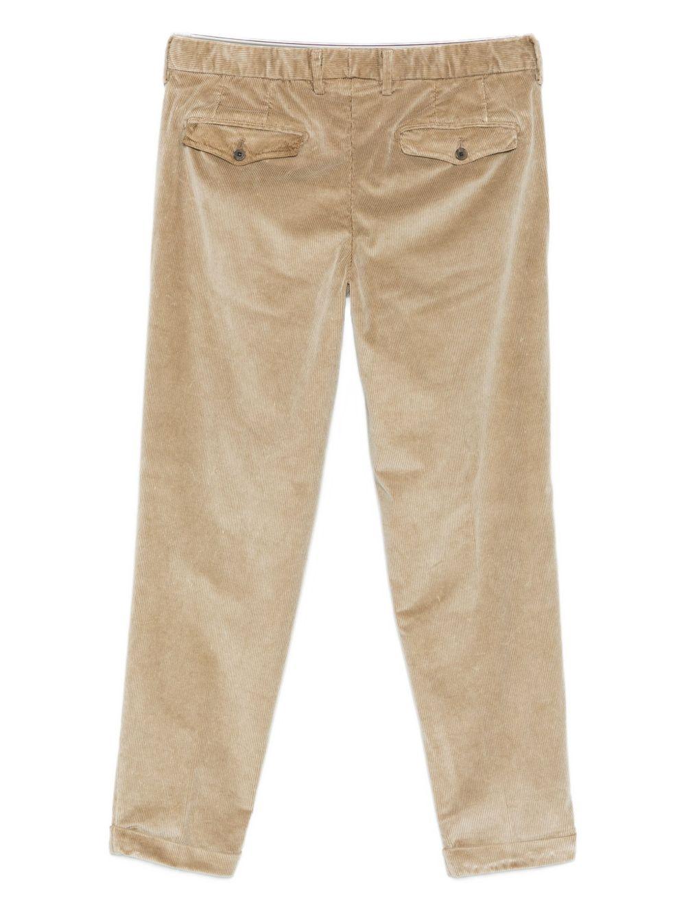 MYTHS Pantaloni beige in velluto 