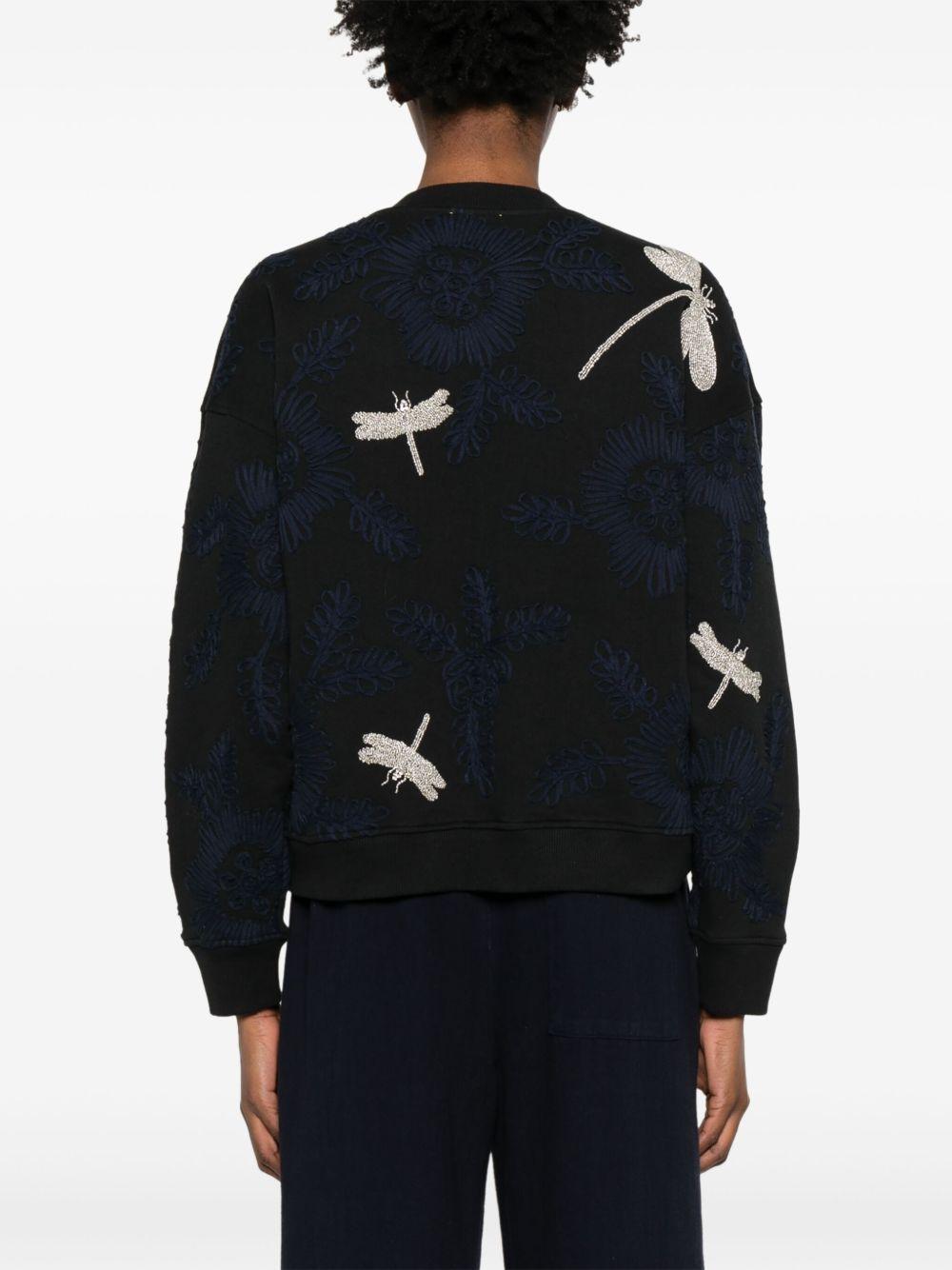 FORTE FORTE Felpa 'My T-Shirt' in cotone nero 