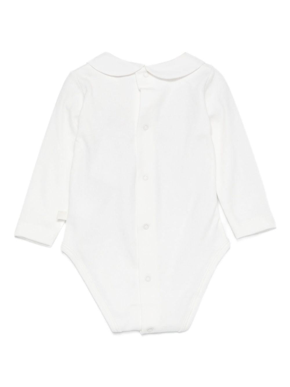 LARANJINHA Body con colletto alla Peter Pan 