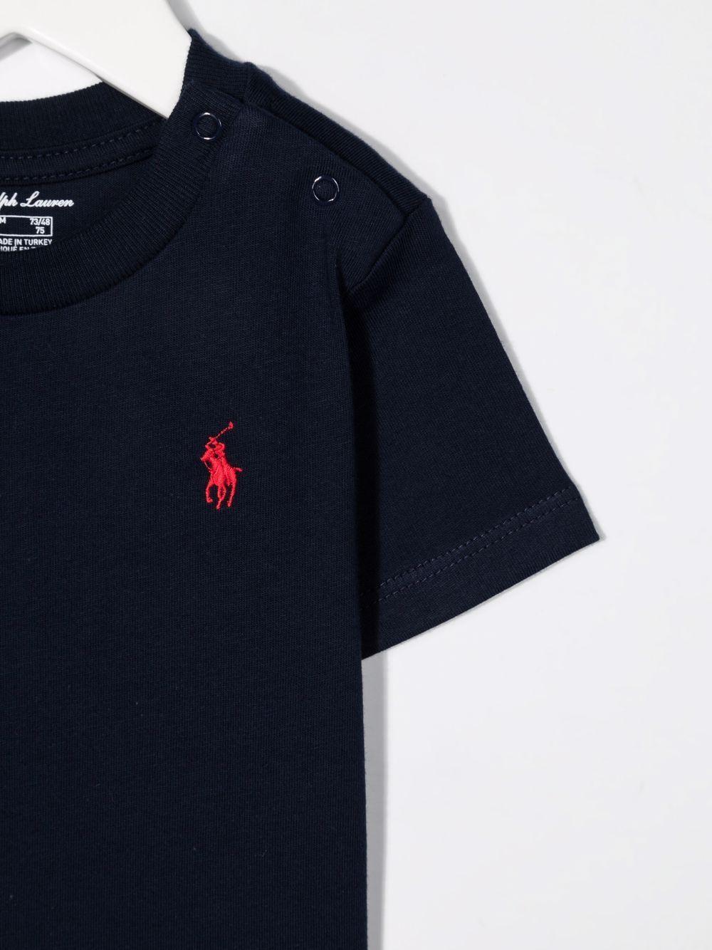POLO RALPH LAUREN T-shirt in cotone con logo 