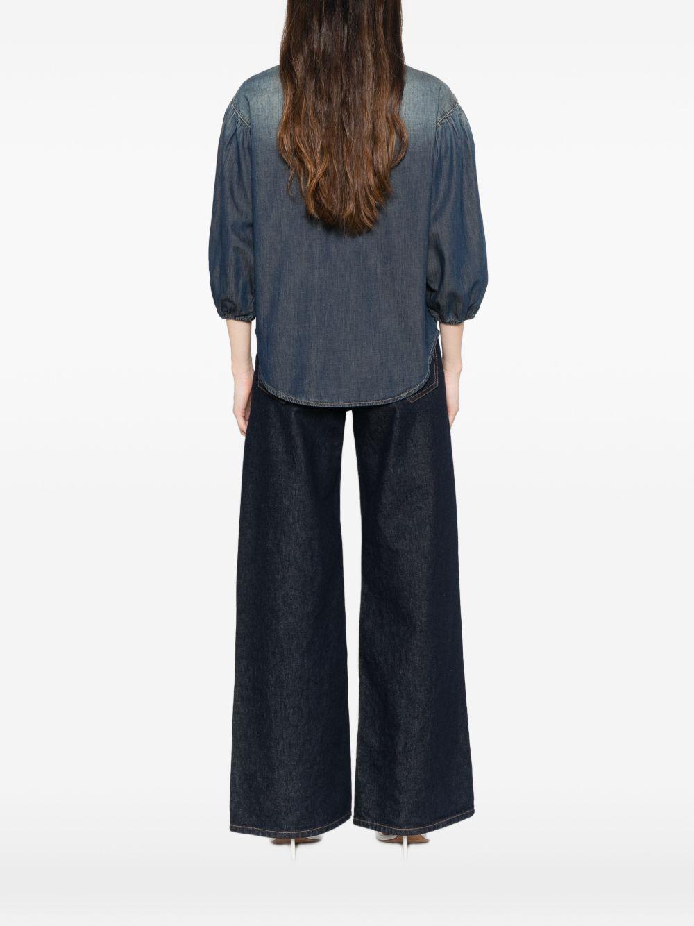 PINKO Camicia Danae in denim con tasche 