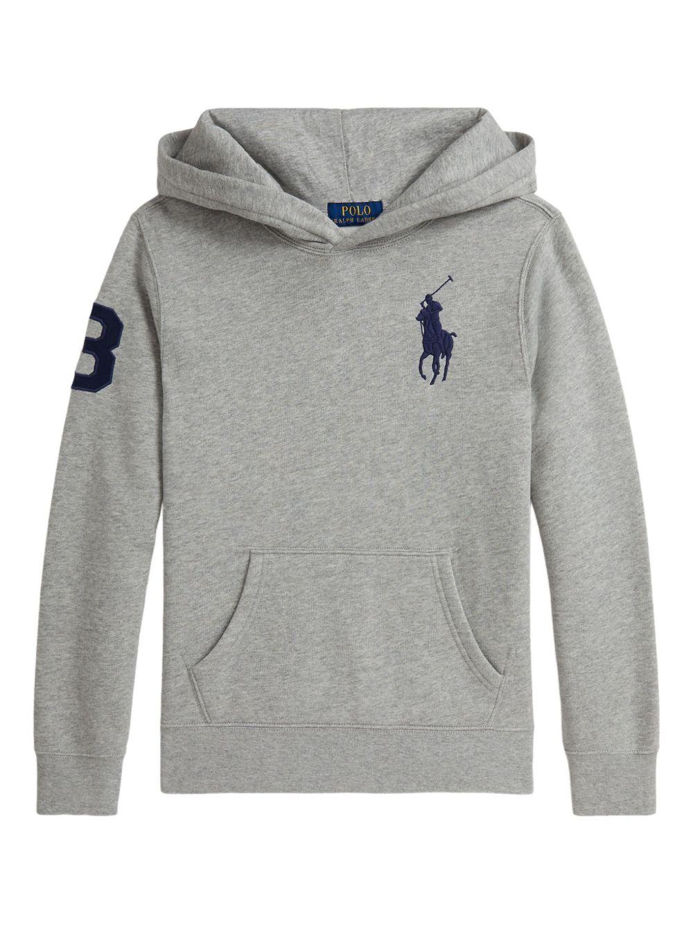 POLO RALPH LAUREN Felpa con cappuccio e logo 