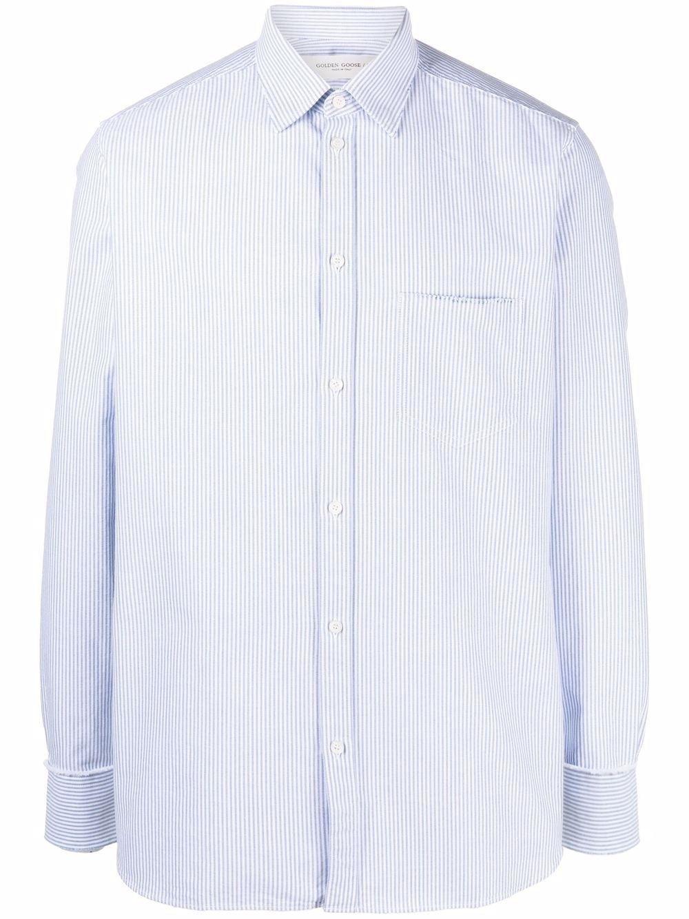 GOLDEN GOOSE Camicia a righe in cotone 