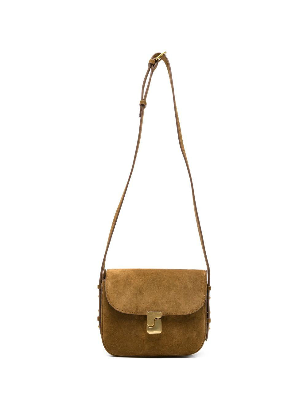 SOEUR Borsa Bellissima Mini a tracolla in pelle scamosciata 