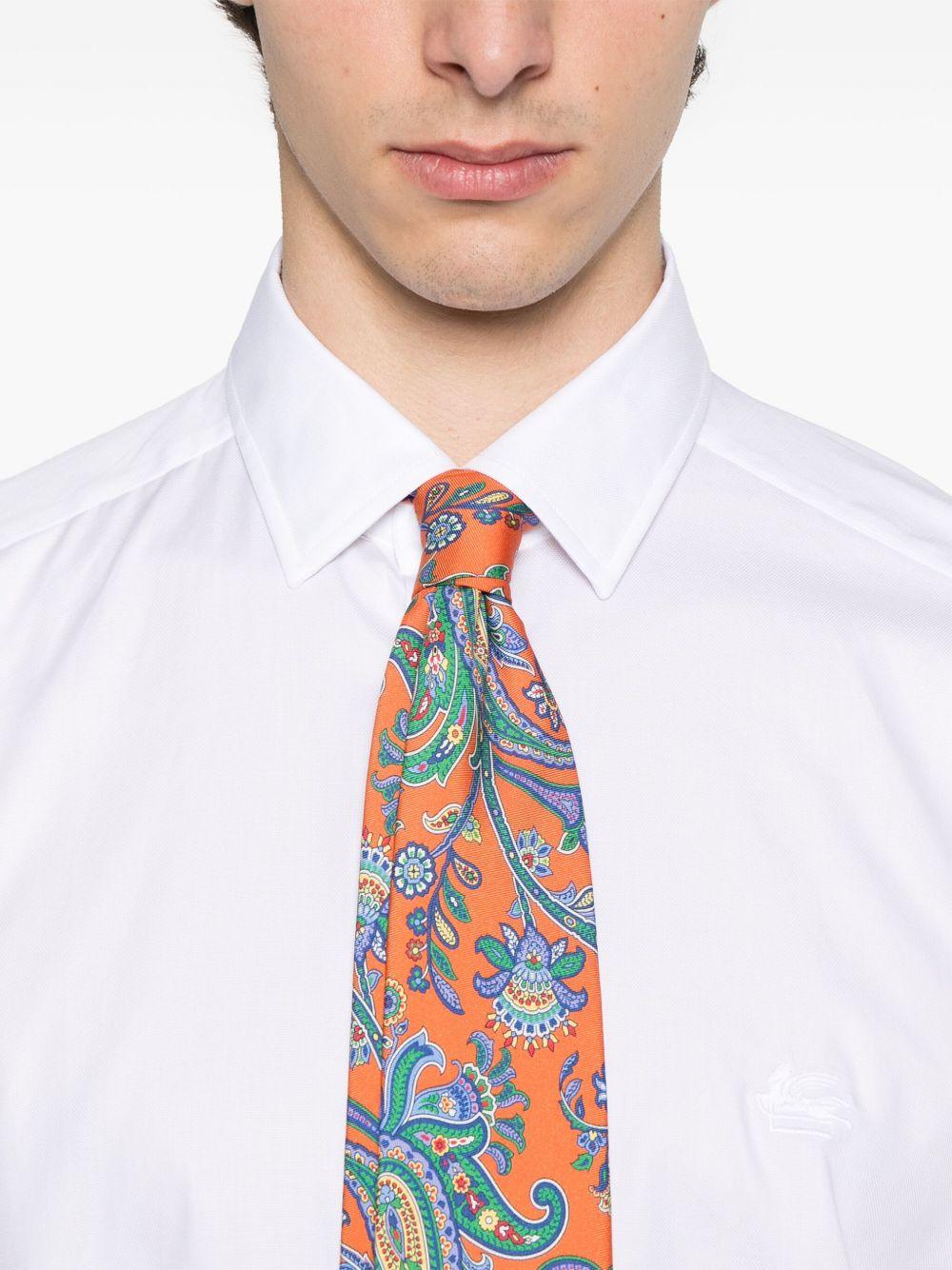 ETRO Camicia in cotone bianco 