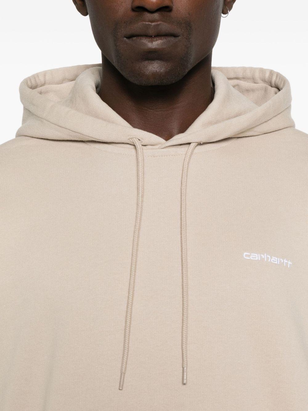 CARHARTT WIP Felpa beige con cappuccio 