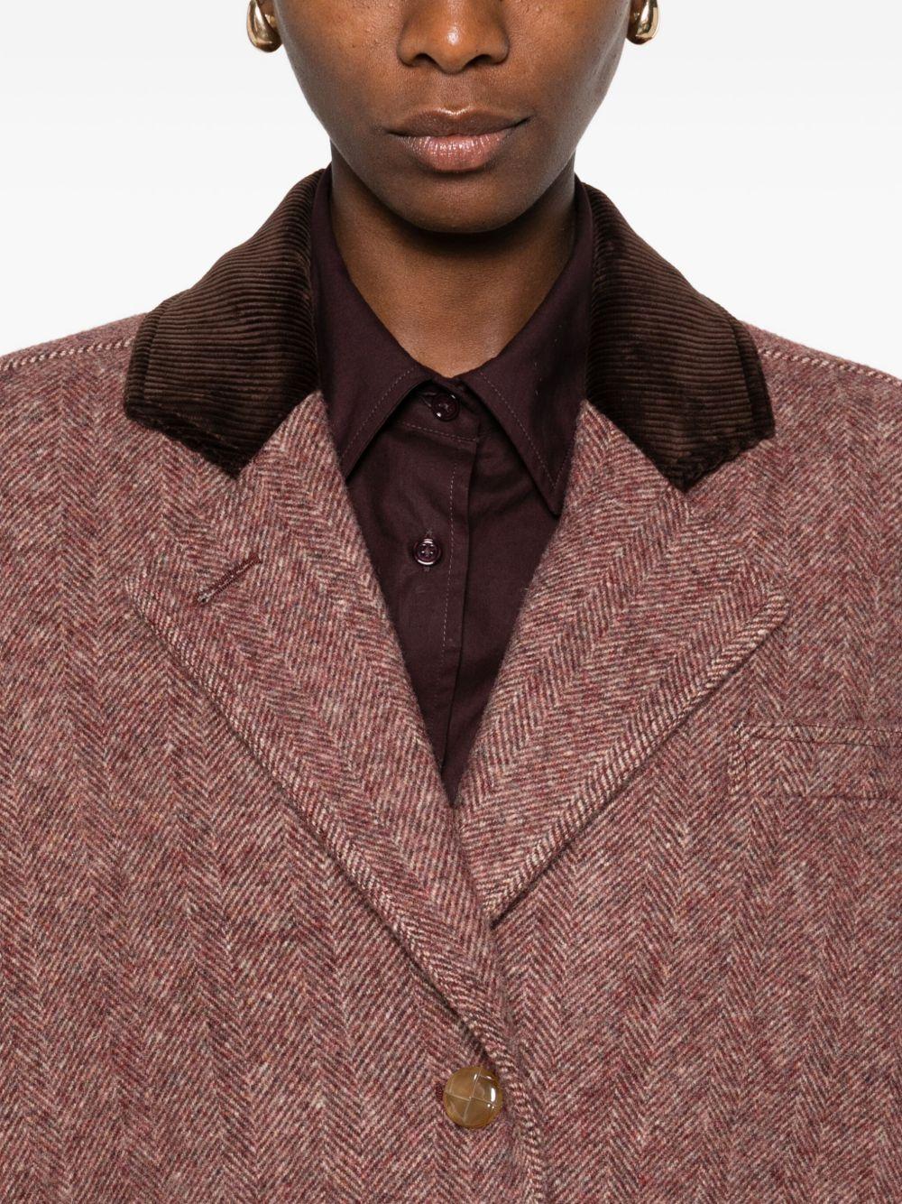 BLAZE Bomber 'Cleo' con colletto a coste 