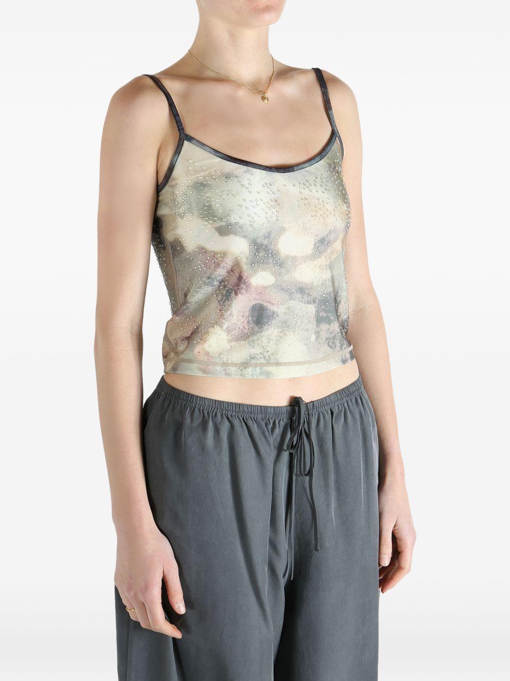DIESEL Top con stampa all-over 