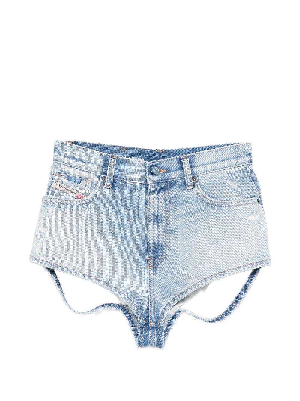 DIESEL Shorts di jerans "De Lunar" 