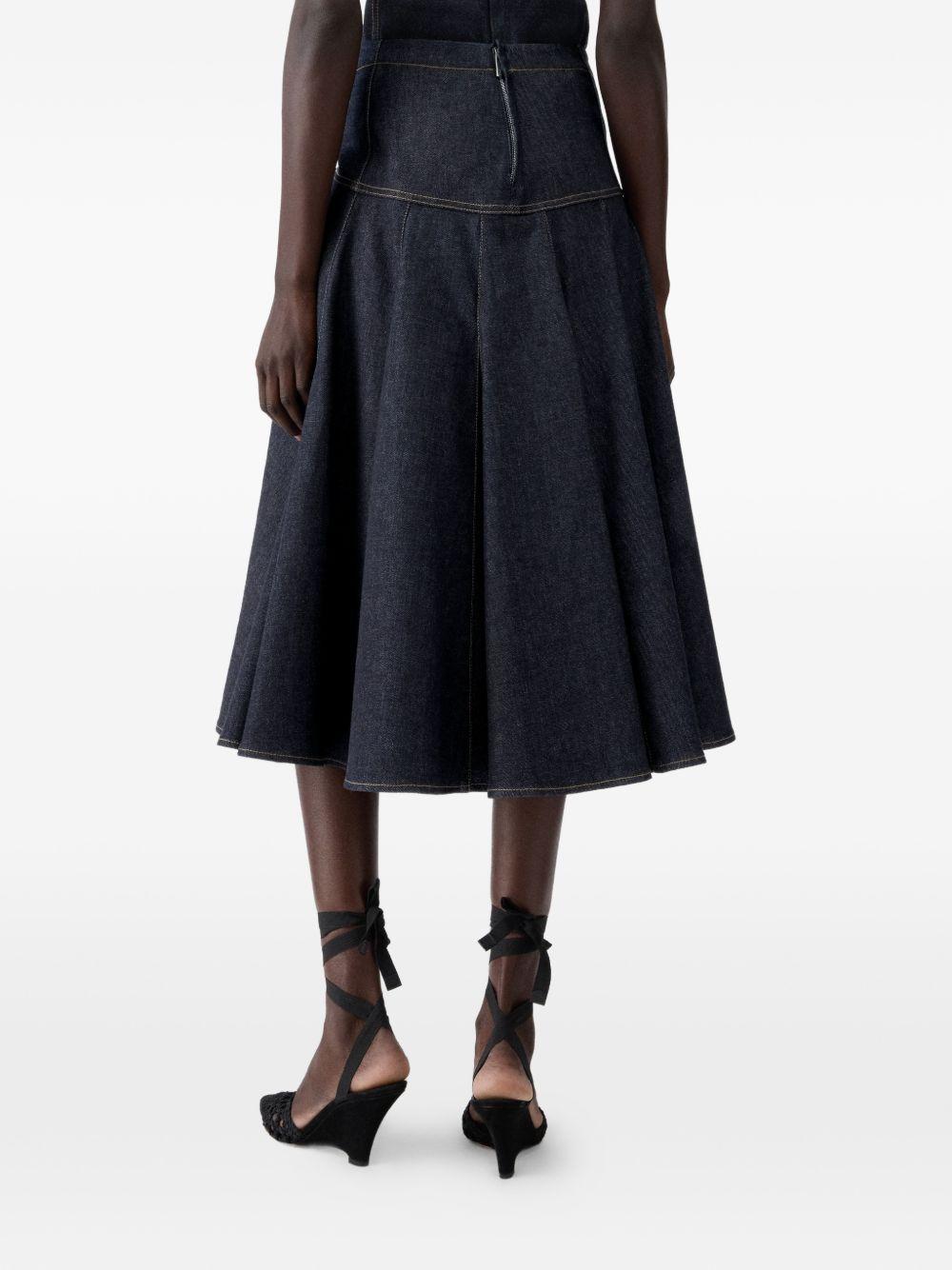 JACQUEMUS Gonna in denim Lavoir de-Nîmes 