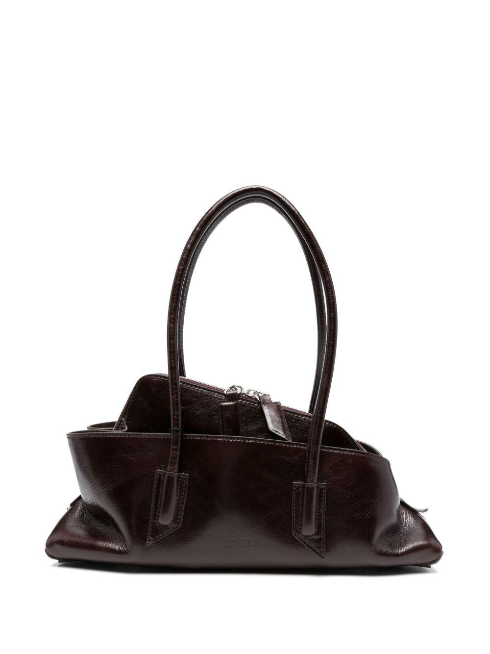 THE ATTICO Shoulder bag 'La Passeggiata Small' cioccolato 