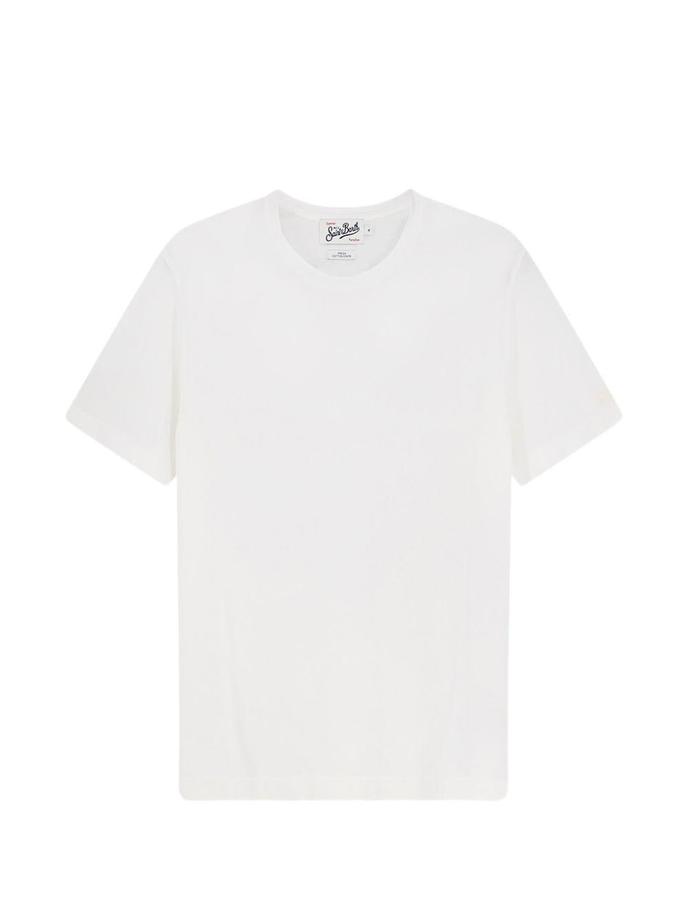 MC2 SAINT BARTH T-shirt Orson in cotone bianco 