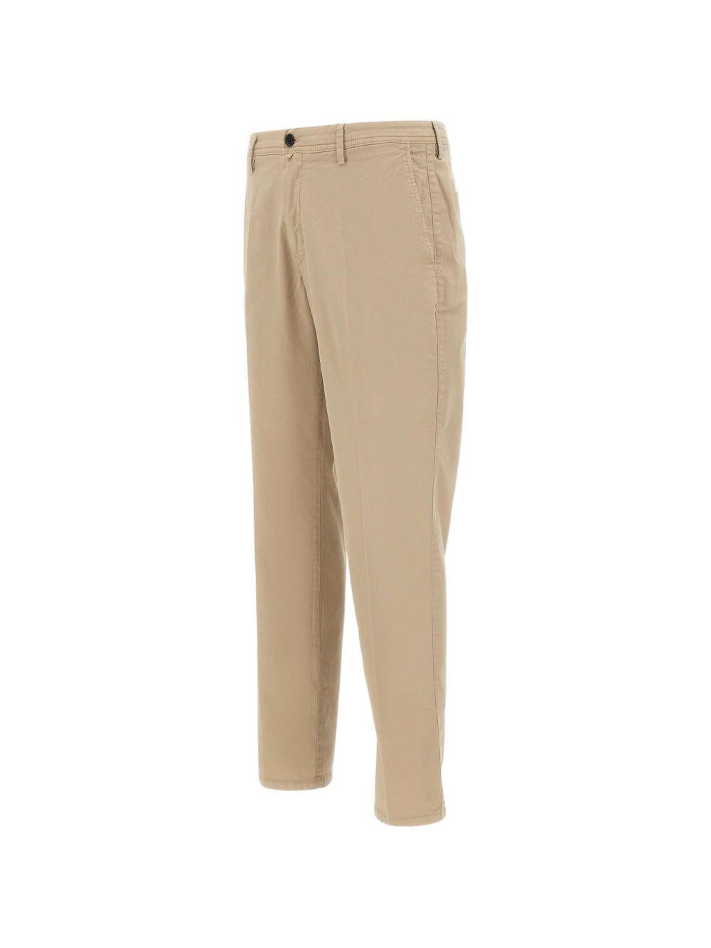 PEUTEREY Pantaloni in cotone beige casual 