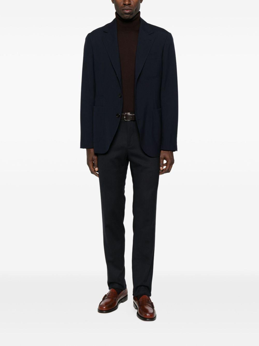 PAUL SMITH Maglia a collo alto burgundy 